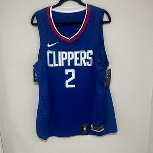 NWT Nike Mens Royal Blue Kawhi Leonard Icon LA Clippers City Swingman Jersey‎ XL